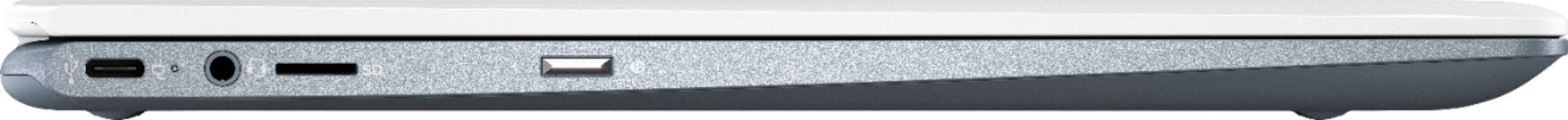 Alt View 14. HP - 2-in-1 14" Touch-Screen Chromebook - Intel Core i3 - 8GB Memory - 64GB eMMC Flash Memory - White.