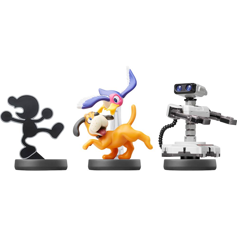 rob mr game and watch duck hunt amiibo