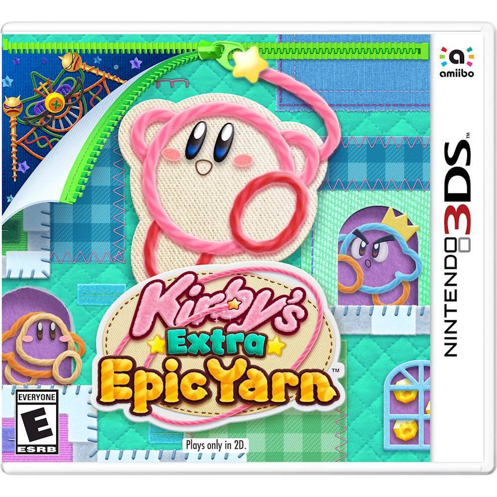 Front. Nintendo - Kirby's Extra Epic Yarn. - E (Everyone)