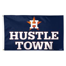 WinCraft - Houston Astros 3' x 5' Single-Sided Deluxe Team Slogan Flag - Multicolor