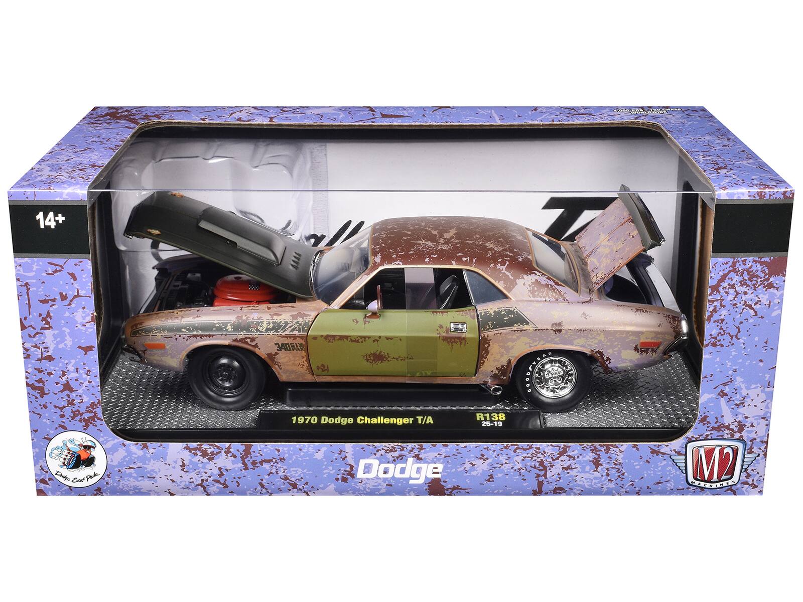 14+ T Ddy a Fide 10AC 340 1970 Dodge Challenger T/A Dodge COCA R13 138 25-19 M2