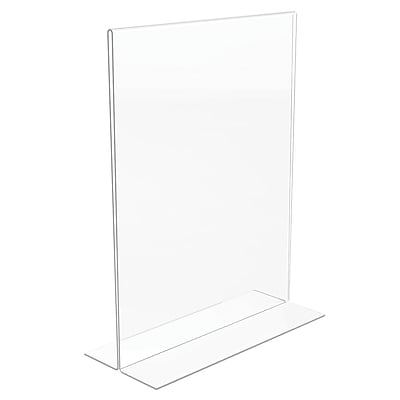 Alt View 2. Staples - Staples Double-Sided Sign Holder, 8.5" x 11", Clear Plastic, 12/Pack (28180) - Clear.