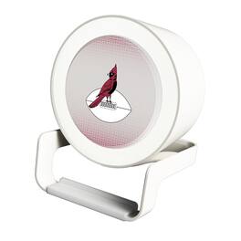 Keyscaper - Chicago Cardinals Linen Print Nightlight Charger & Bluetooth Speaker - White