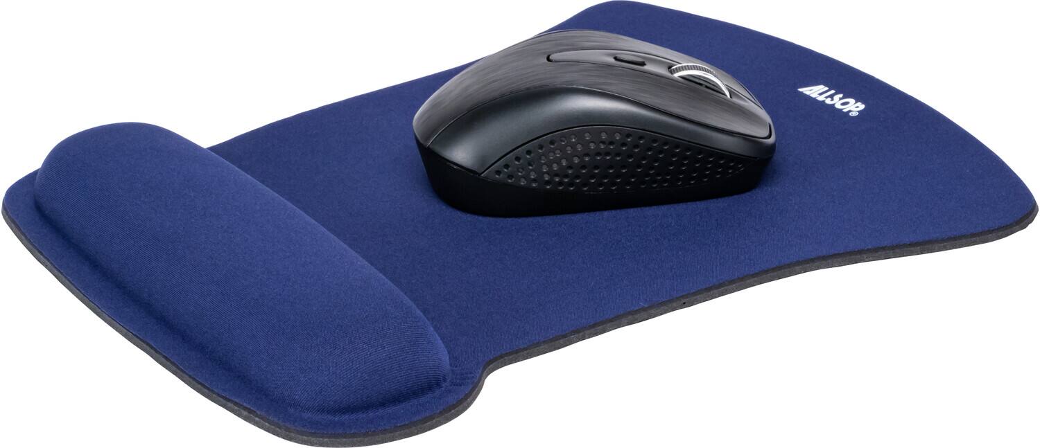 Alt View 2. Allsop - Allsop 30193 Ergoprene Gel Mouse Pad with Wrist Rest - Blue   - COMPUTER ACCESS. - Multicolor.