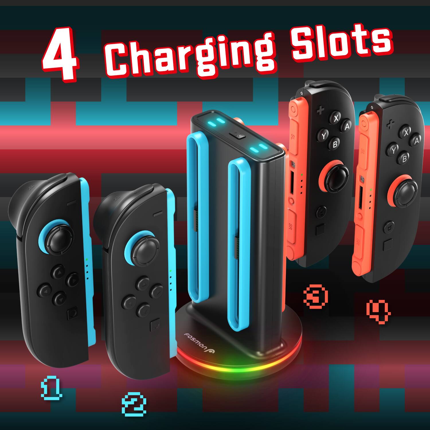 4 Charging Slots 0 1 2 3 4 FoSmON