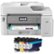 Front Zoom. Brother - INKvestment Tank MFC-J5845DW Wireless All-in-One Inkjet Printer with Up to 1-Year of Ink In-box - White/Gray.