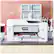 Alt View 11. Brother - INKvestment Tank MFC-J6545DW Wireless Color All-In-One Inkjet Printer - White/Gray.