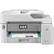 Alt View 18. Brother - INKvestment Tank MFC-J5845DW XL Wireless Color All-In-One Inkjet Printer - White/Gray.
