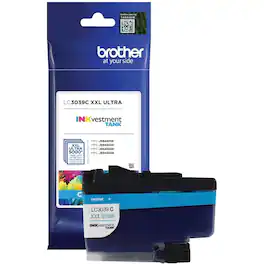 Brother - LC3039C XXL Ultra High-Yield INKvestment Tank Ink Cartridge - Cyan - Blue