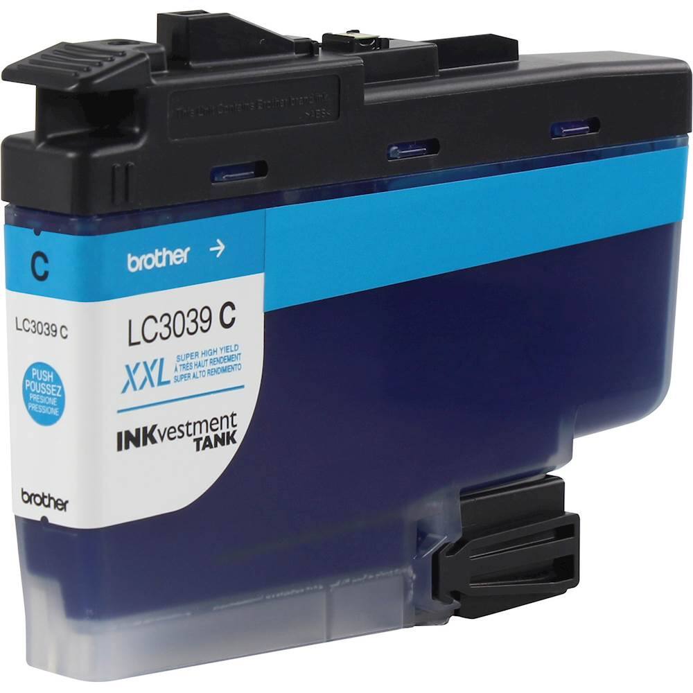 Alt View 12. Brother - LC3039C XXL Ultra High-Yield INKvestment Tank Ink Cartridge - Cyan.