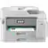 Front. Brother - INKvestment Tank MFC-J5945DW Wireless Color All-In-One Inkjet Printer - White/Gray.
