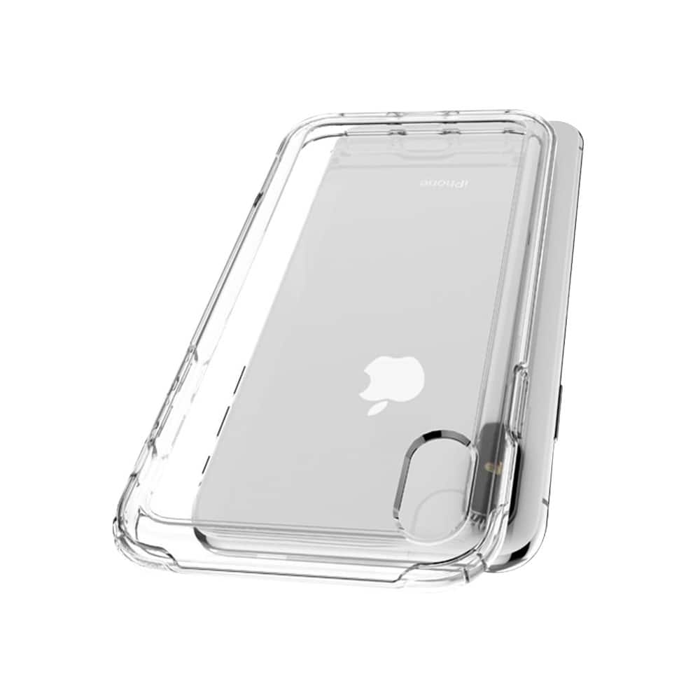 slim armor crystal case for apple iphone xs max - crystal clear