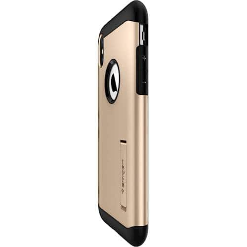 slim armor case for apple iphone xs - champagne gold