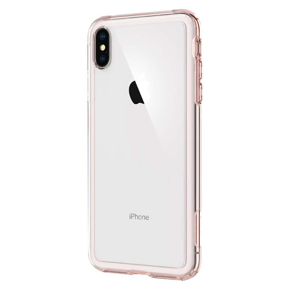 slim armor crystal case for apple iphone xs max - crystal rose