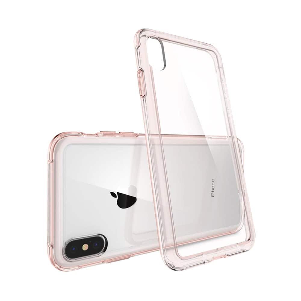 slim armor crystal case for apple iphone xs max - crystal rose