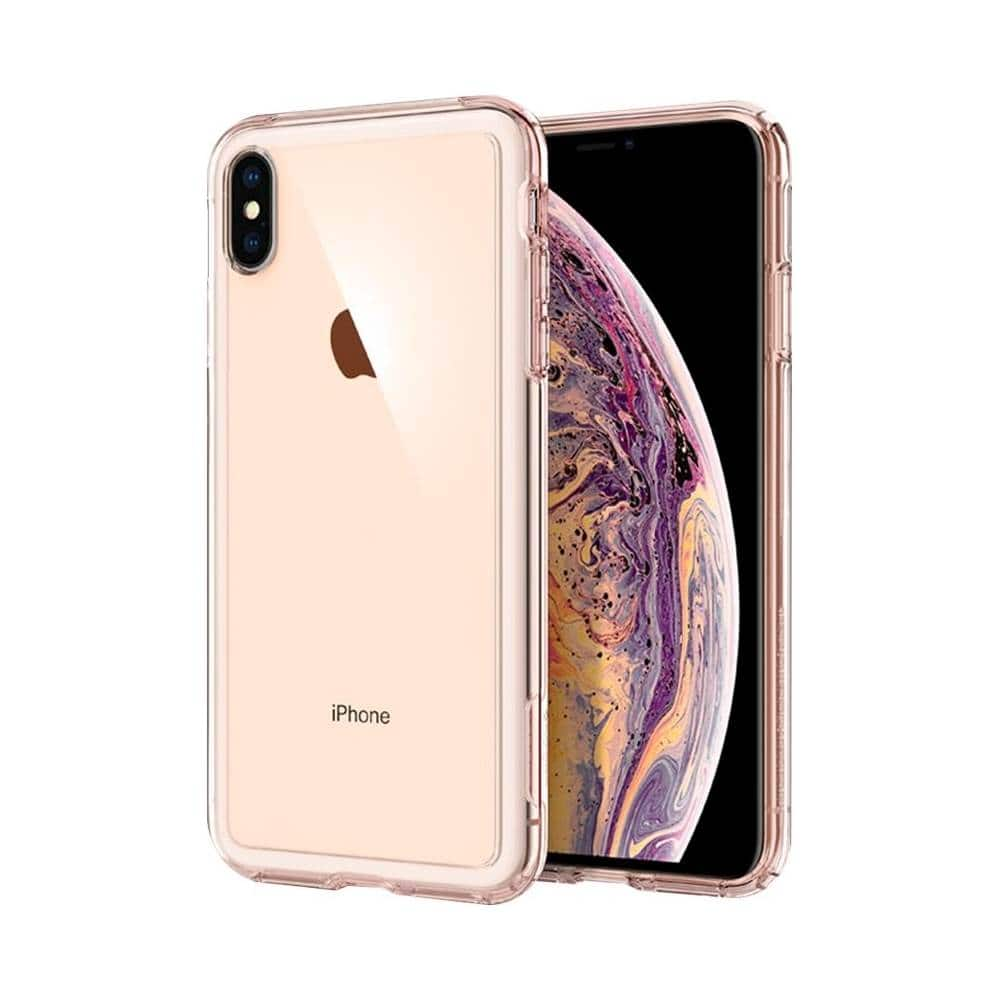 slim armor crystal case for apple iphone xs max - crystal rose