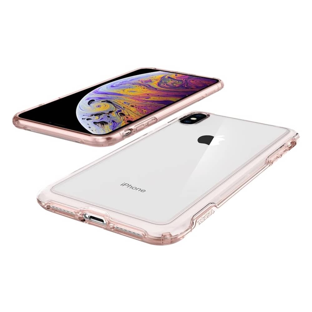 slim armor crystal case for apple iphone xs - crystal rose slim armor crystal case for apple iphone xs - crystal rose