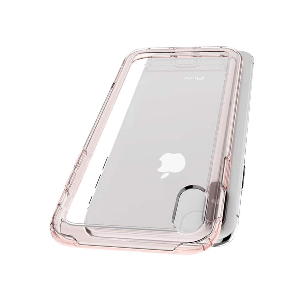 slim armor crystal case for apple iphone xs - crystal rose slim armor crystal case for apple iphone xs - crystal rose