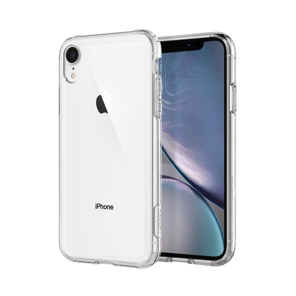 slim armor crystal case for apple iphone xr - crystal clear