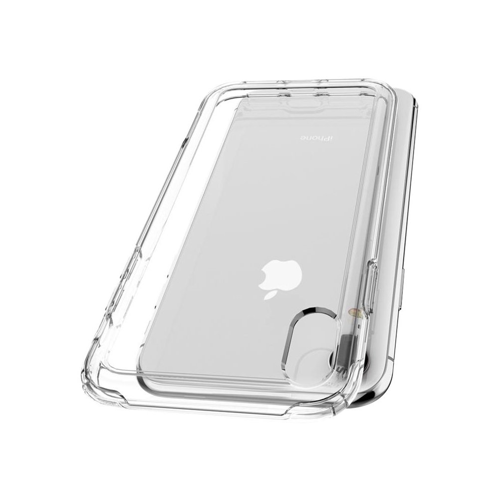 slim armor crystal case for apple iphone xr - crystal clear