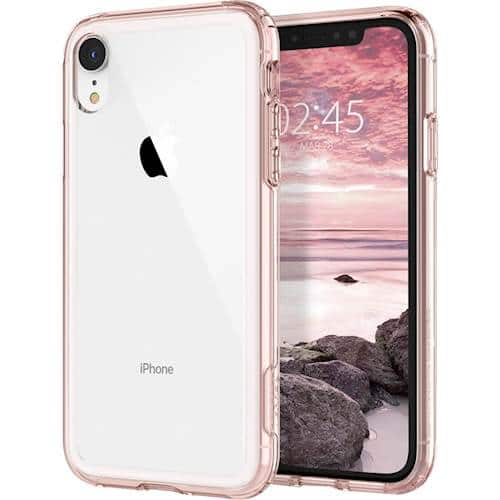 slim armor crystal case for iphone xr - rose crystal