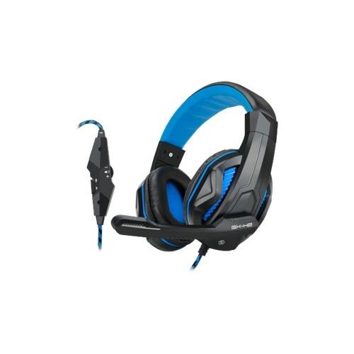 Alt View 11. ENHANCE - VOLTAIC GX-H2 Over-the-Ear Headphones - Blue/Black.