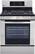 Front. LG - 5.4 Cu. Ft. Freestanding Gas True Convection Range with EasyClean and PrintProof Finish - Stainless Steel.