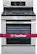 Alt View 1. LG - 5.4 Cu. Ft. Freestanding Gas True Convection Range with EasyClean and PrintProof Finish - Stainless Steel.