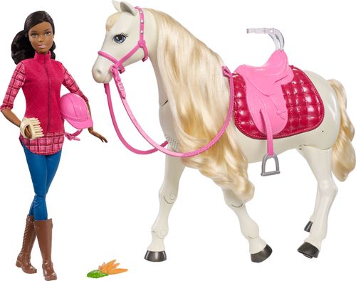 Barbie and her DreamHorse - Red/Pink/White