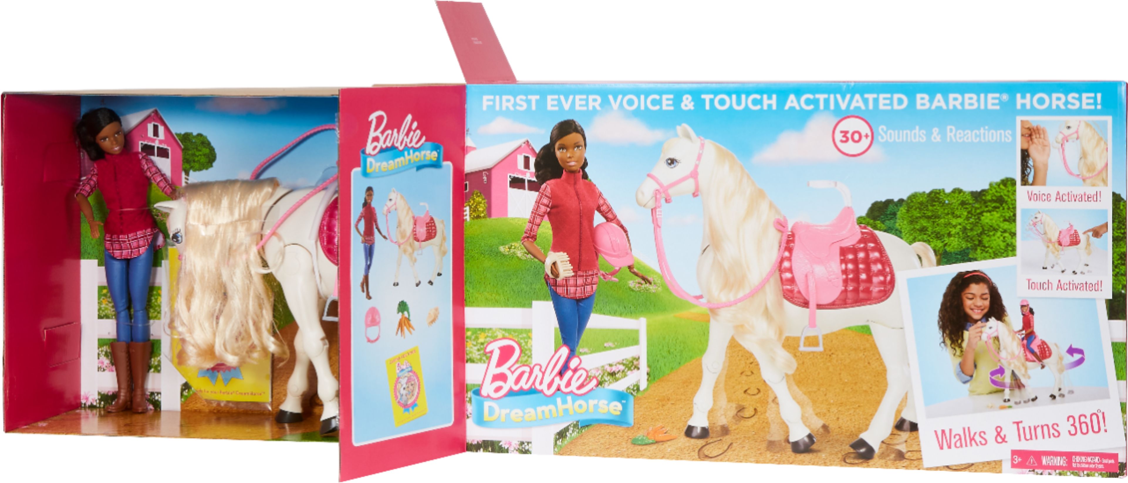 barbie dream horse with doll