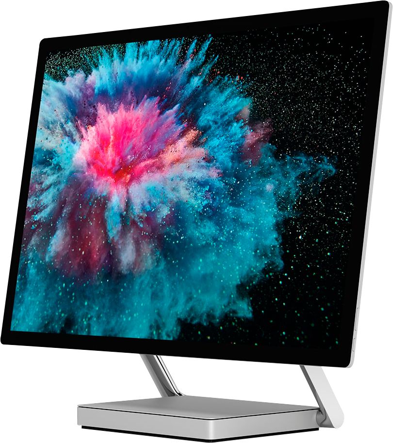 Left View: Microsoft - Surface Studio 2 - 28" Touch-Screen All-In-One - Intel Core i7 - 32GB Memory - 1TB Solid State Drive (Latest Model) - Platinum