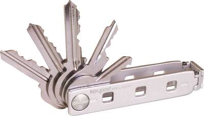 Pivot - Key Organizer with KeyportID Lost and Found Service - Silver