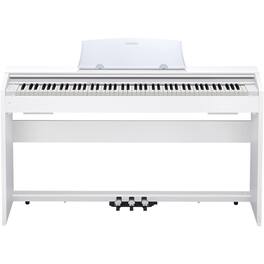 Casio - PX-770 Keyboard with 88 Velocity-Sensitive Keys - White wood