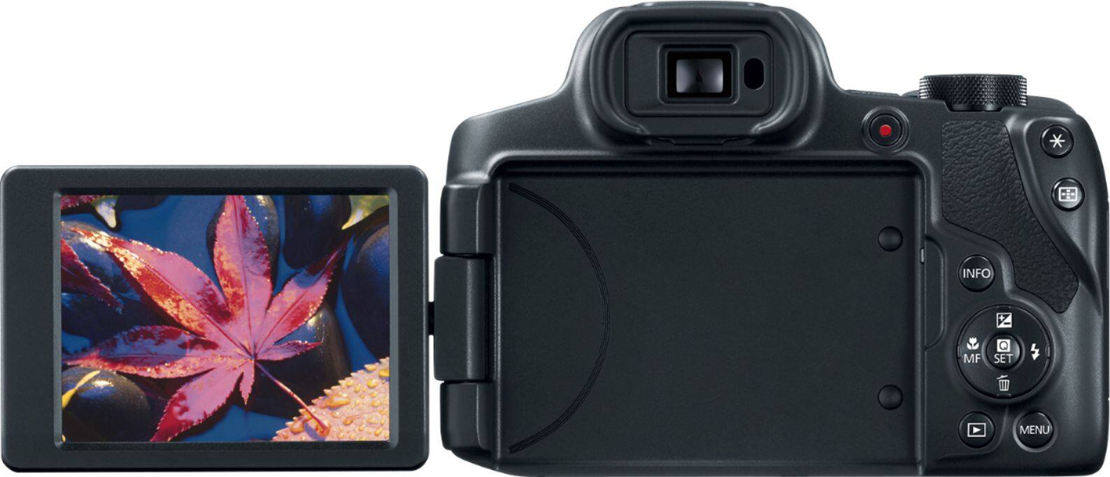 Back. Canon - PowerShot SX70 HS 20.3-Megapixel Digital Camera - Black.