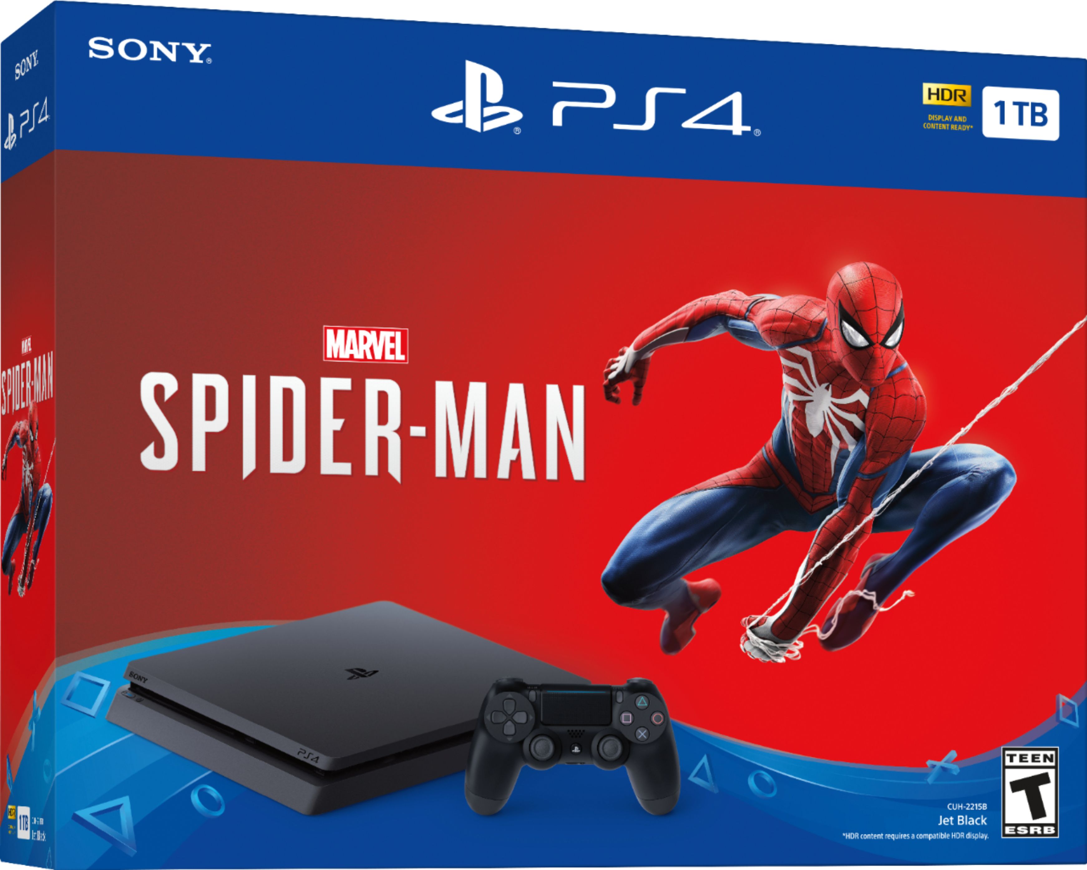 Sony PlayStation 4 PS4 Pro 1TB Marvel Spider-Man Limited Edition Game  Console FS