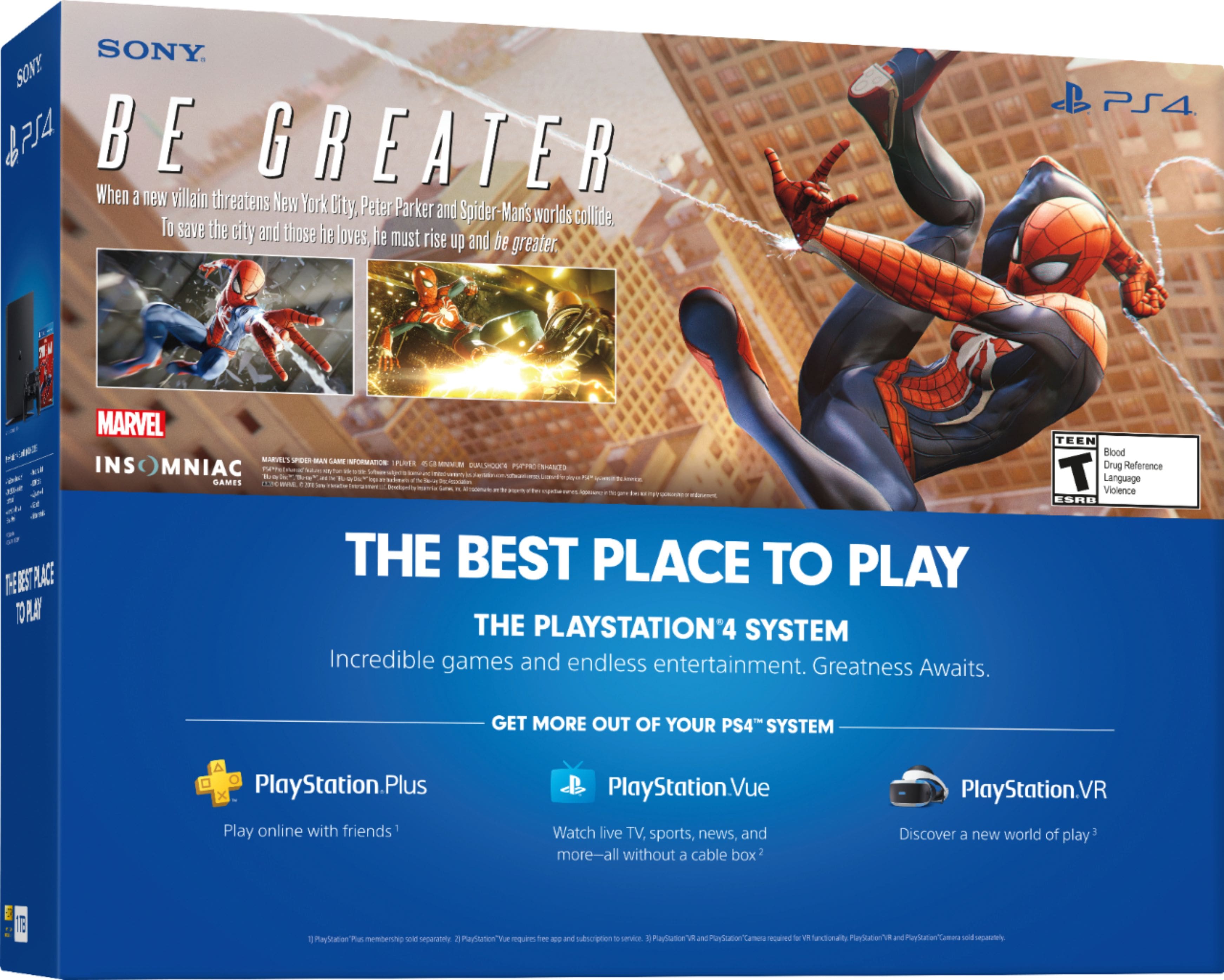 ps4 slim 1tb spider man