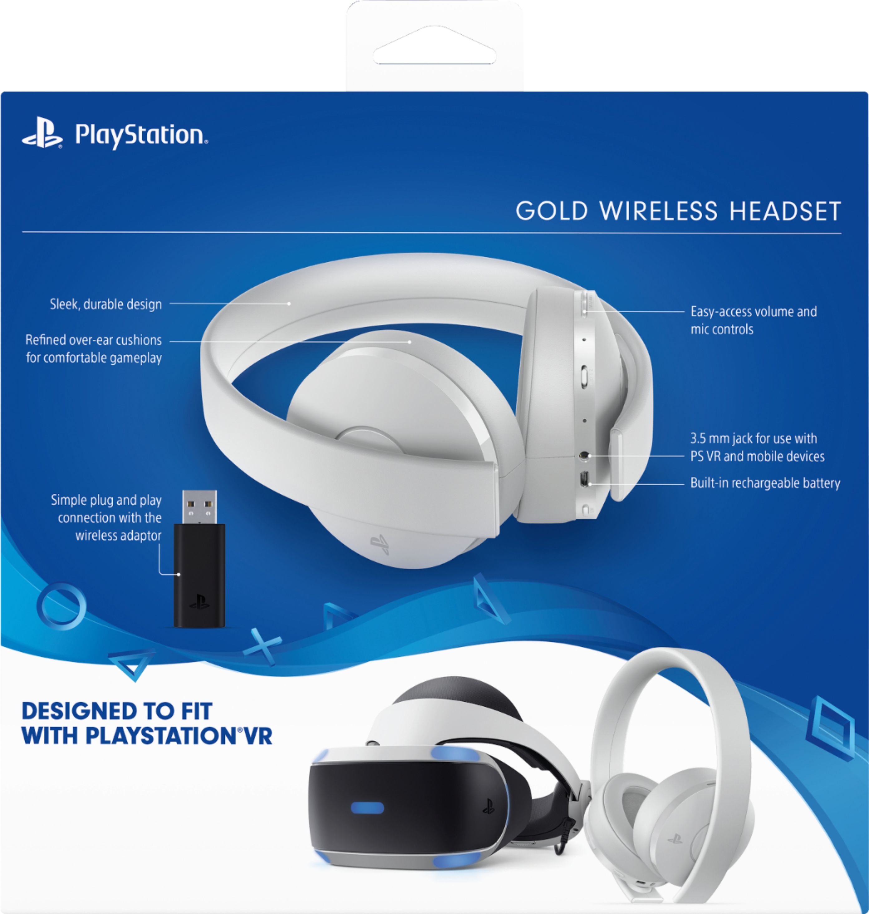does the ps4 gold wireless headset have a mic