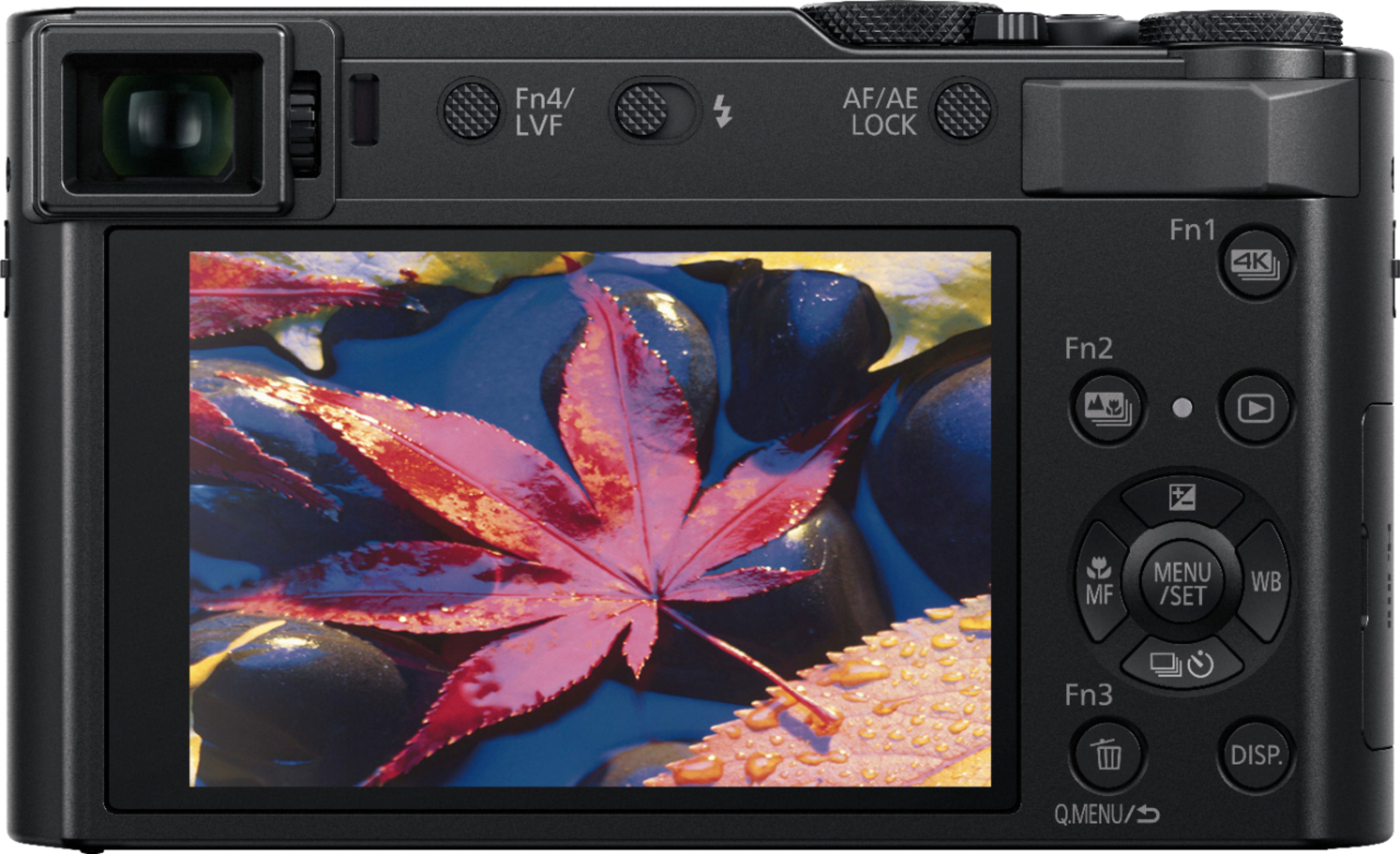 Back View: Sony - Cyber-shot DSC-RX100 VII 20.1-Megapixel Shooting Grip Kit Digital Camera - Black