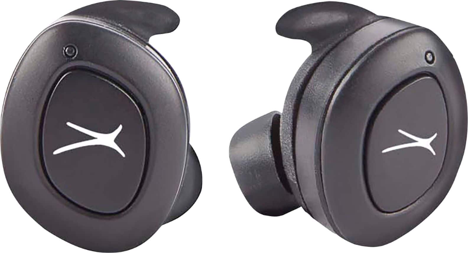 Front. Altec Lansing - True Evo Wireless In-Ear Headphones - Black.