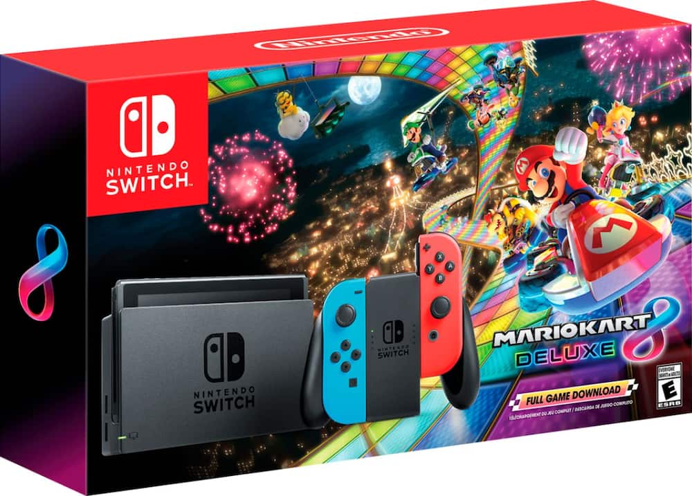Nintendo - Switch Super Mario Kart Deluxe Bundle - Angle_Zoom