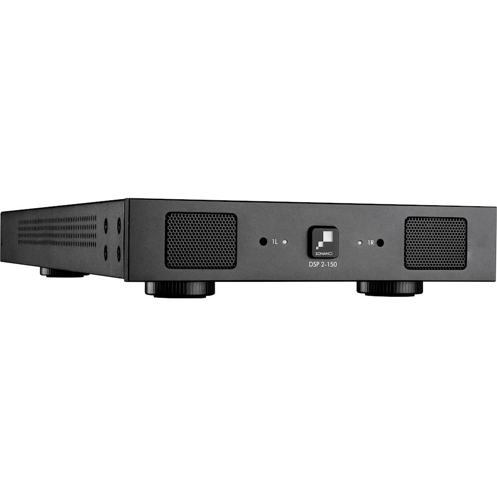 Angle View: Sonance - 2-150 MKII - 300W 2.0-Ch. DSP Power Amplifier (Each) - Black