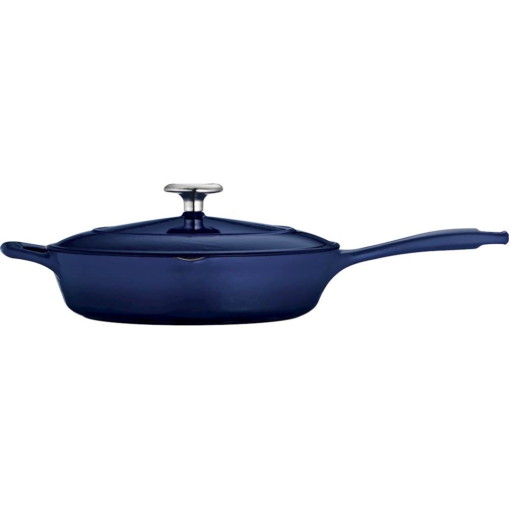 Tramontina Gourmet Enameled Cast Iron 10 Skillet Gradated Cobalt  80131/067DS - Best Buy