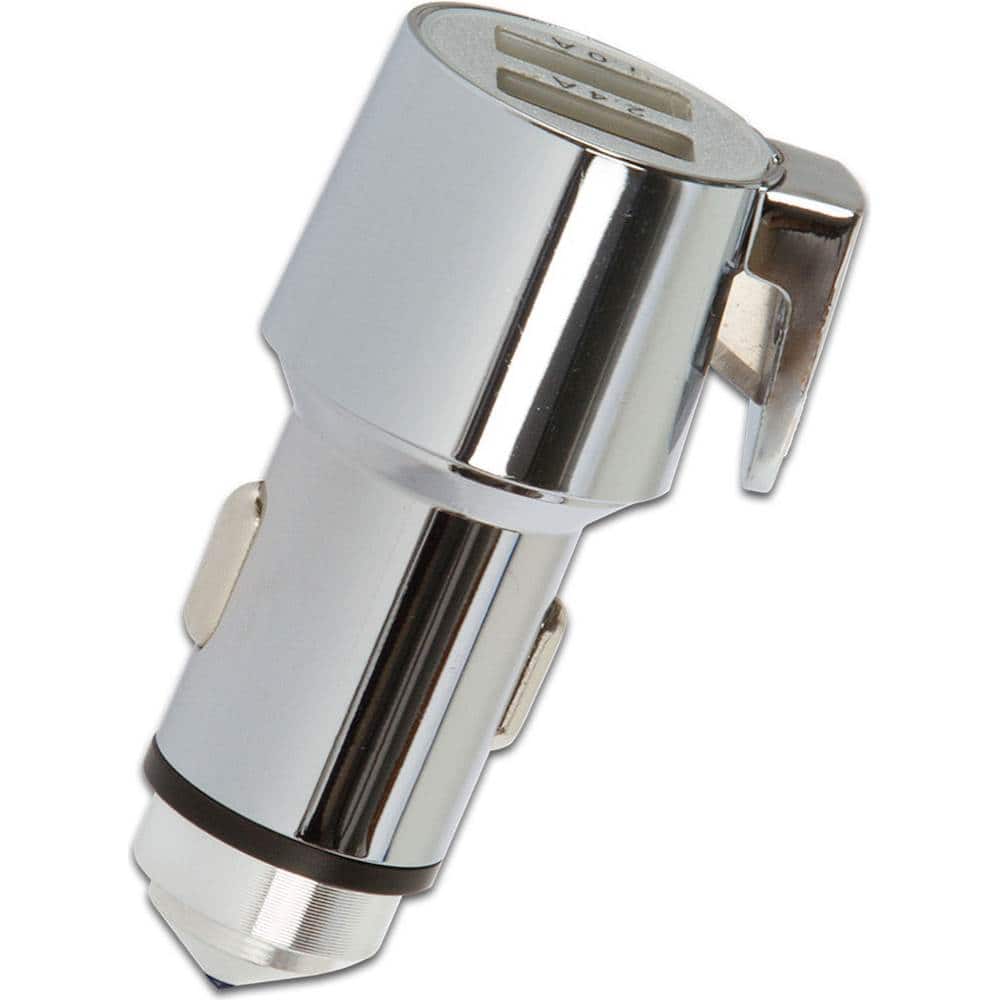 Front. ChargeHub - V2 Vehicle Charger - Chrome.