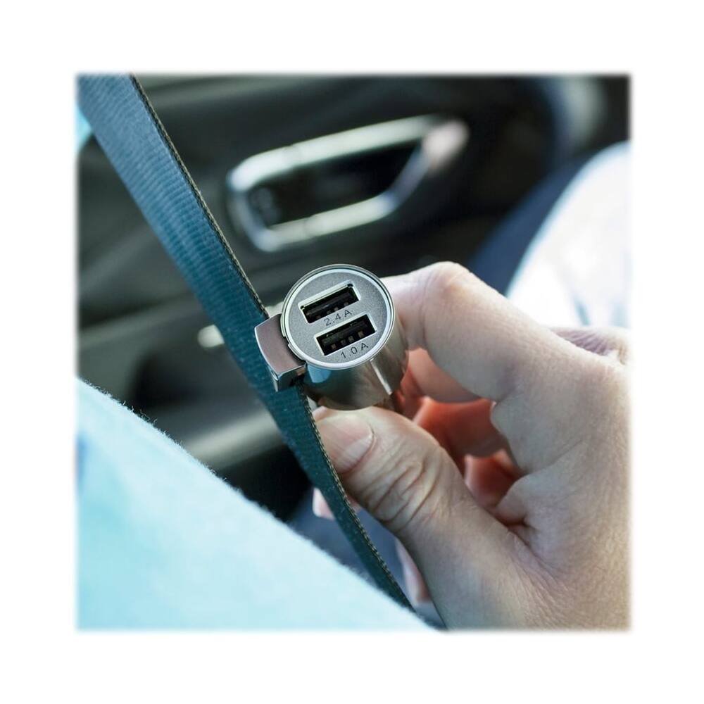 Alt View 12. ChargeHub - V2 Vehicle Charger - Chrome.