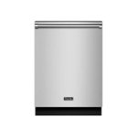 Front. Viking - 24" Built-In Dishwasher with Stainless Steel Tub - Stainless Steel.