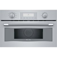 Thermador - Professional Series 1.6 Cu. Ft. Convection Built-In Speed Microwave with Sensor Cooking and 1750W Grill Element - Stainless steel - Front_Zoom