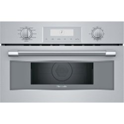 Thermador - Professional Series 1.6 Cu. Ft. Convection Built-In Speed Microwave with Sensor Cooking and 1750W Grill Element - Stainless Steel - Front_Zoom