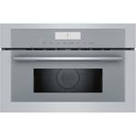 Thermador - MASTERPIECE SERIES 1.6 Cu. Ft. Built-In Microwave - Stainless steel - Front_Standard