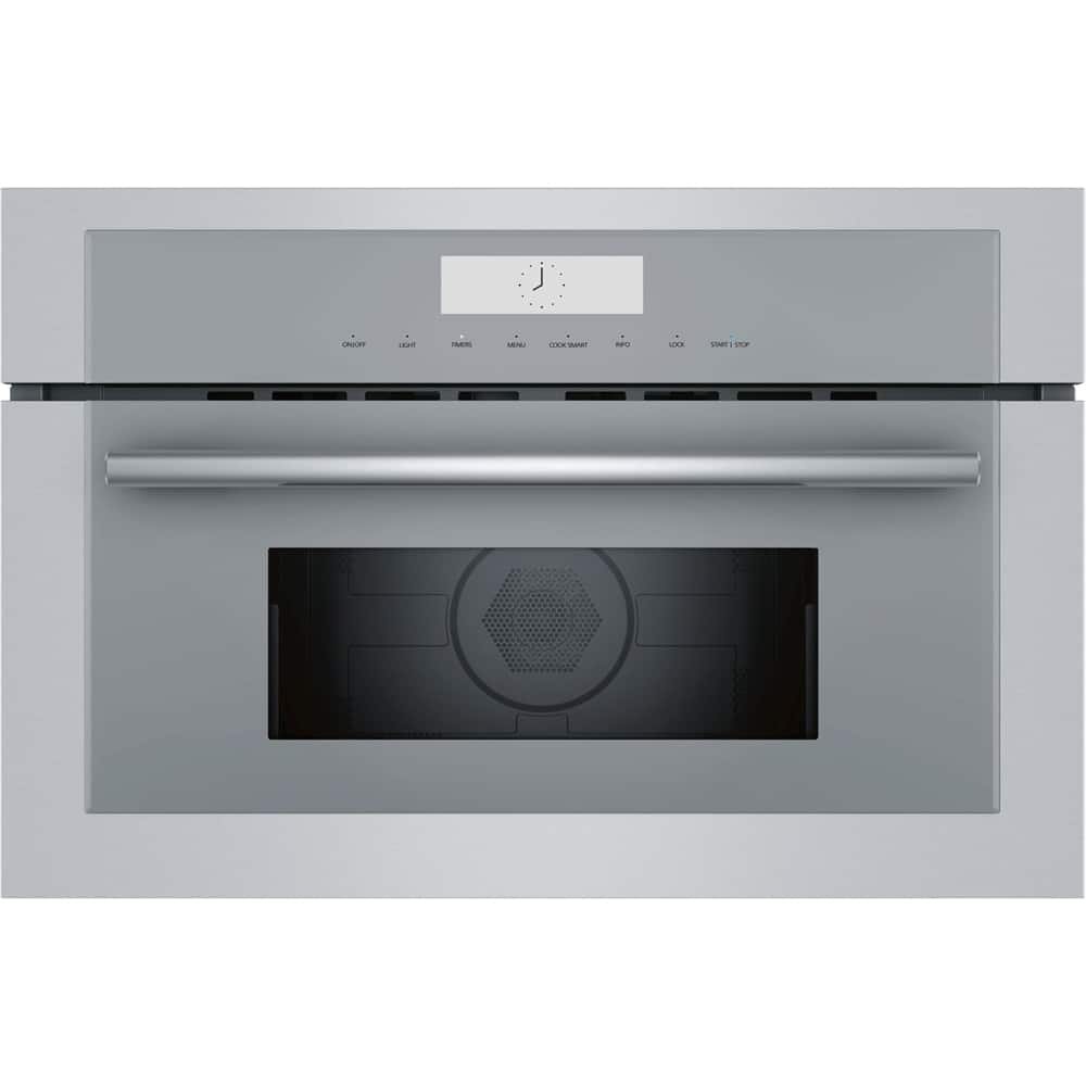 Thermador - Masterpiece Series 1.6 Cu. Ft. Convection Built-In Speed Microwave with Sensor Cooking and 1750W Grill Element - Stainless Steel - Front_Zoom