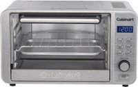 Front. Cuisinart - Convection Toaster/Pizza Oven - Brushed Stainless.